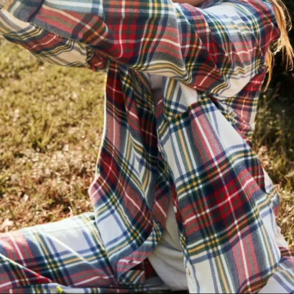 Aerie Women’s Flannel Pajama Shirt.